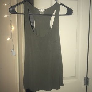 Dark green tank top